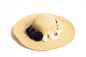 Donna Lille Nude Violet Hat