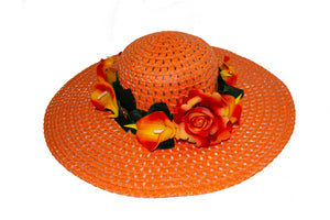 Donna Orange Hat