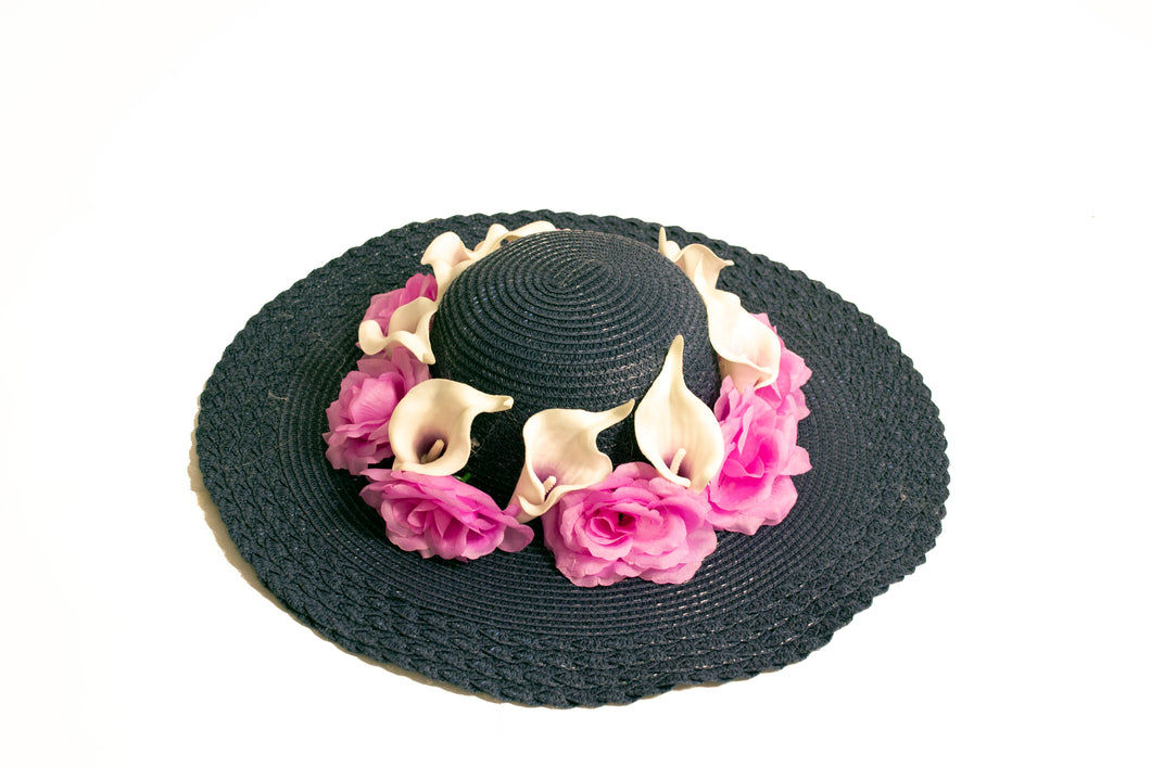 Rose Lille Navy Hat